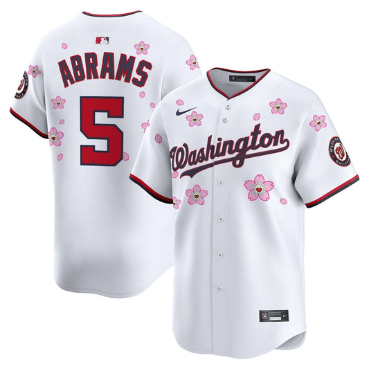 Washington Nationals Cherry Blossom Vapor Premier Limited Jersey - Stitched