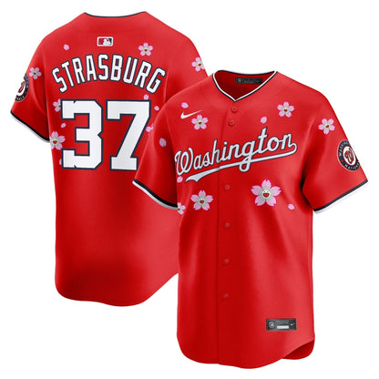 Washington Nationals Cherry Blossom Vapor Premier Limited Jersey - Stitched