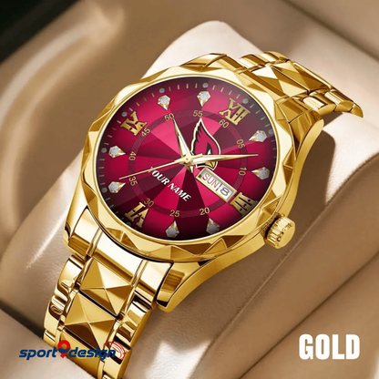 Arizona Cardinals - American Football Men Luxury Hand Watch All Team Custom Any Name Gift For Fan - Limited Edition