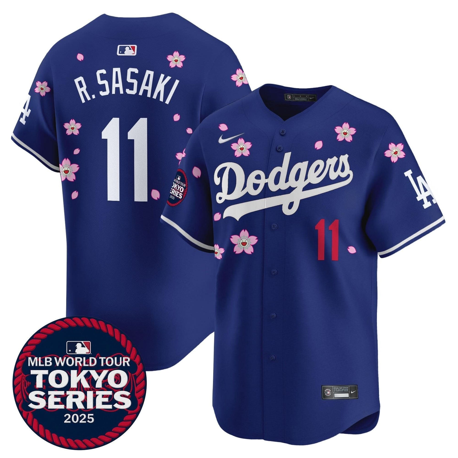 Dodgers Tokyo Series 2025 Vapor Premier Limited Jersey V2 - Stitched