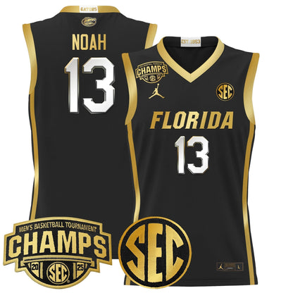 Florida Gators 2025 SEC Conference Tournament Champions Basketball Jersey - All Stitched