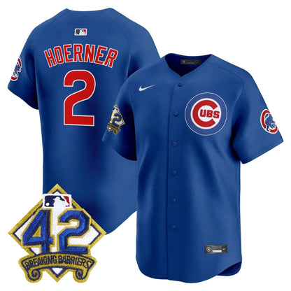 Chicago Cubs 2025 Jackie Robinson Patch Vapor Premier Limited Jersey - All Stitched
