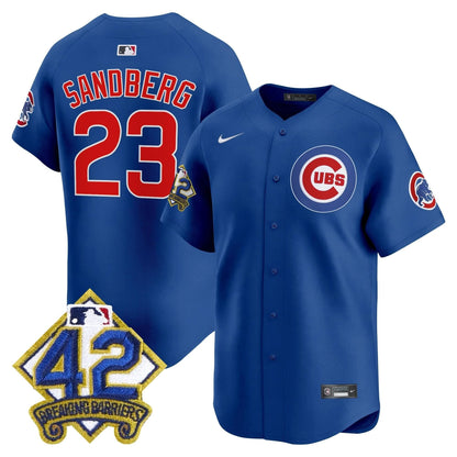 Chicago Cubs 2025 Jackie Robinson Patch Vapor Premier Limited Jersey - All Stitched