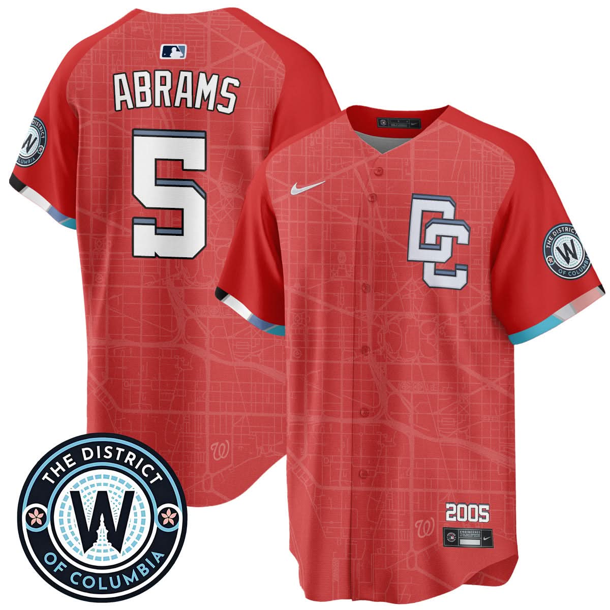 Washington Nationals 2025 City Connect Limited Jersey - All Stitched