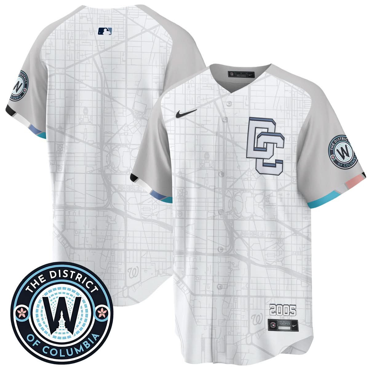 Washington Nationals 2025 City Connect Limited Jersey - All Stitched