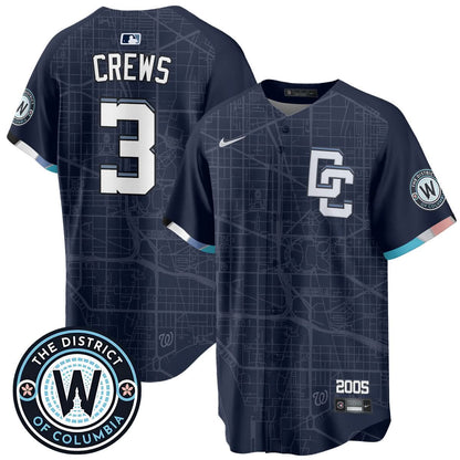 Washington Nationals 2025 City Connect Limited Jersey - All Stitched