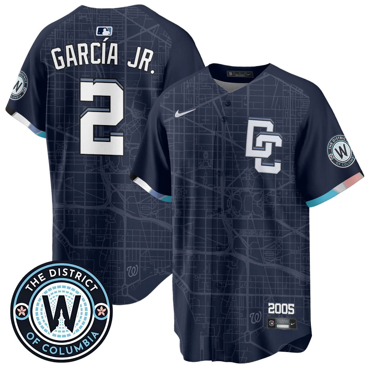 Washington Nationals 2025 City Connect Limited Jersey - All Stitched