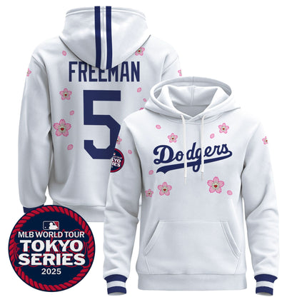 Dodgers Tokyo Series 2025 Pullover Hoodie V2 - Stitched