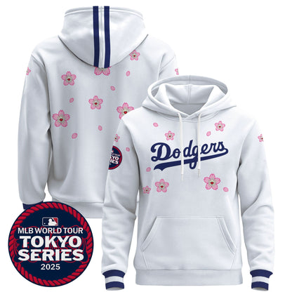 Dodgers Tokyo Series 2025 Pullover Hoodie V2 - Stitched