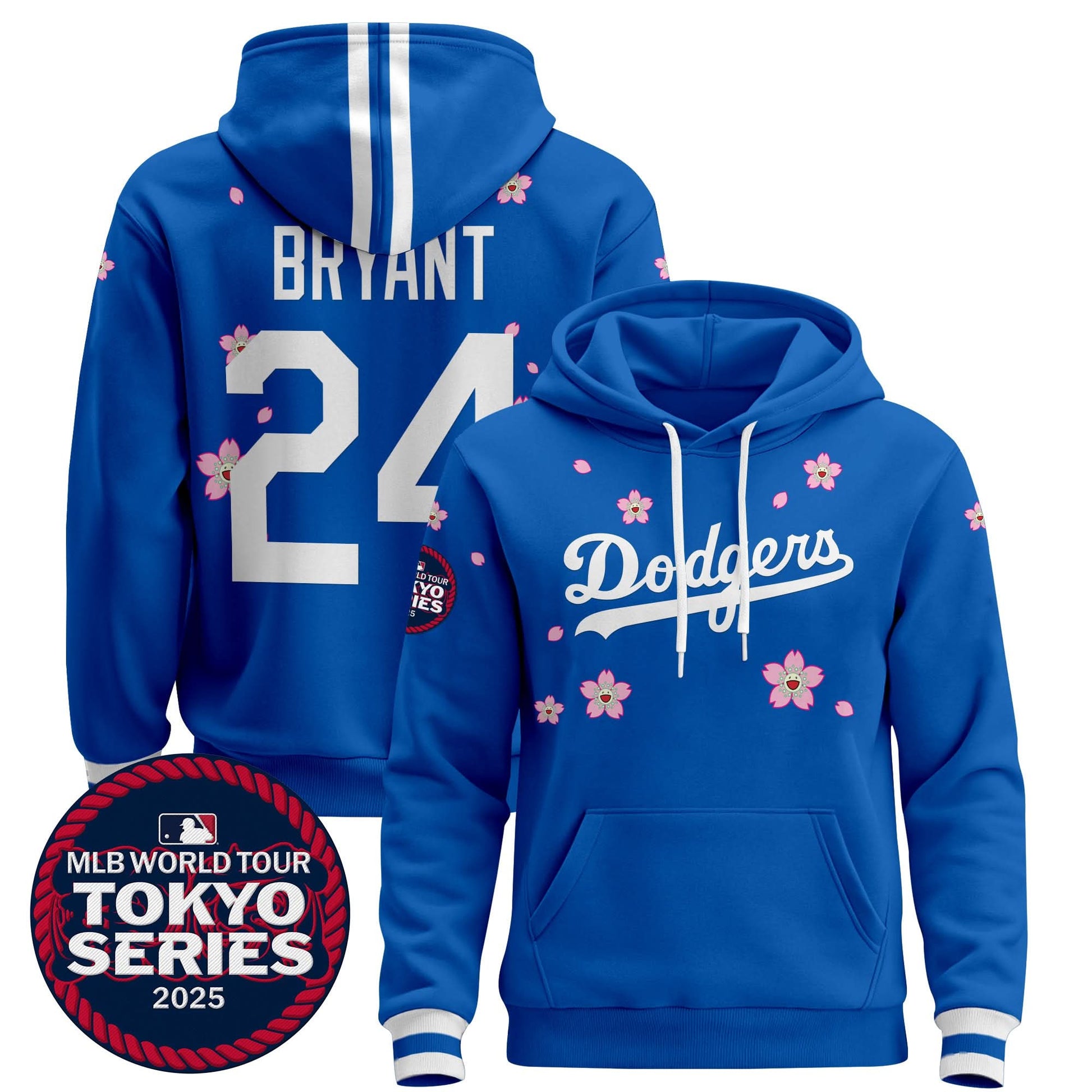 Dodgers Tokyo Series 2025 Pullover Hoodie V2 - Stitched