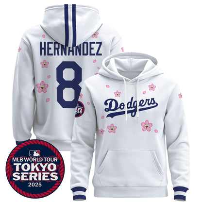 Dodgers Tokyo Series 2025 Pullover Hoodie V2 - Stitched