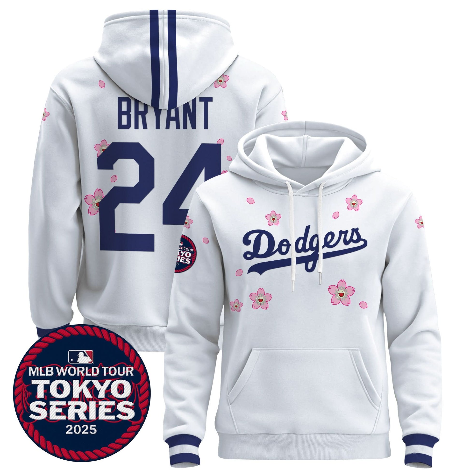 Dodgers Tokyo Series 2025 Pullover Hoodie V2 - Stitched