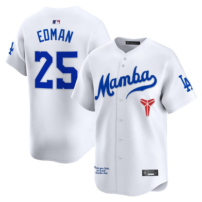 Dodgers Kobe Bryant Mamba Vapor Premier Limited Jersey - All Stitched