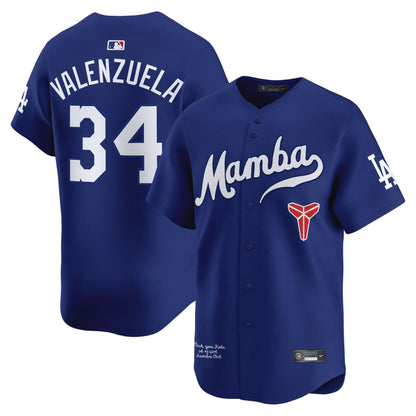 Dodgers Kobe Bryant Mamba Vapor Premier Limited Jersey - All Stitched