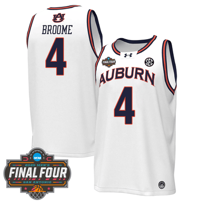 Auburn Tigers Men's Basketball 24/25 Jersey - Final Four Patch