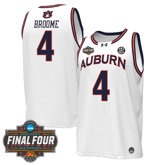 Auburn Tigers Men's Basketball 24/25 Jersey - Final Four Patch
