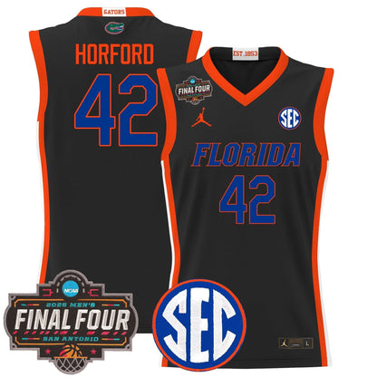 Florida Gators 2025 Final Four Patch Basketball Jersey - All Stitched