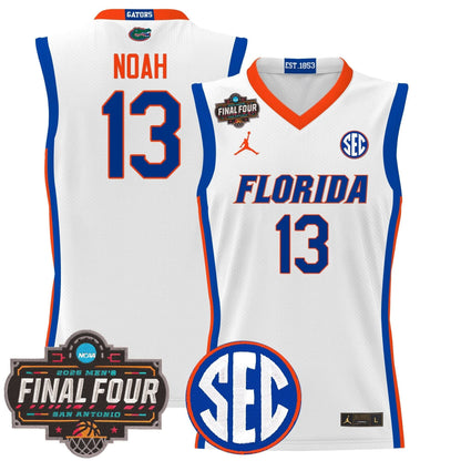Florida Gators 2025 Final Four Patch Basketball Jersey - All Stitched