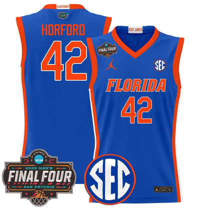 Florida Gators 2025 Final Four Patch Basketball Jersey - All Stitched