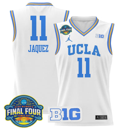 UCLA Bruins 2025 Big Ten Women's Final Four Patch Lightweight Basketball Jersey - All Stitched