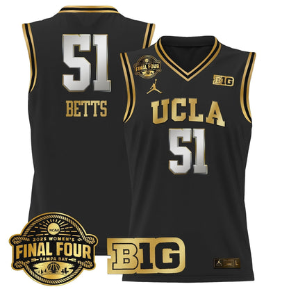 UCLA Bruins 2025 Big Ten Women's Final Four Patch Lightweight Basketball Jersey - All Stitched