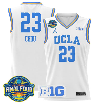 UCLA Bruins 2025 Big Ten Women's Final Four Patch Lightweight Basketball Jersey - All Stitched