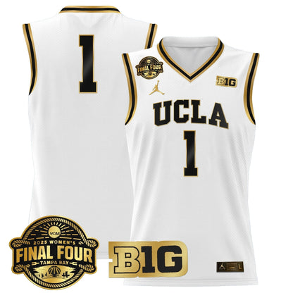 UCLA Bruins 2025 Big Ten Women's Final Four Patch Lightweight Basketball Jersey - All Stitched