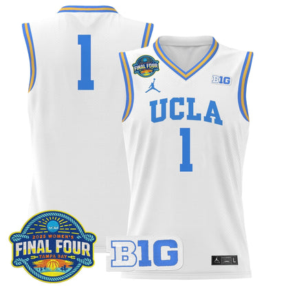 UCLA Bruins 2025 Big Ten Women's Final Four Patch Lightweight Basketball Jersey - All Stitched