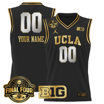 UCLA Bruins 2025 Big Ten  Women's Final Four Patch Lightweight Basketball Custom Jersey - All Stitched