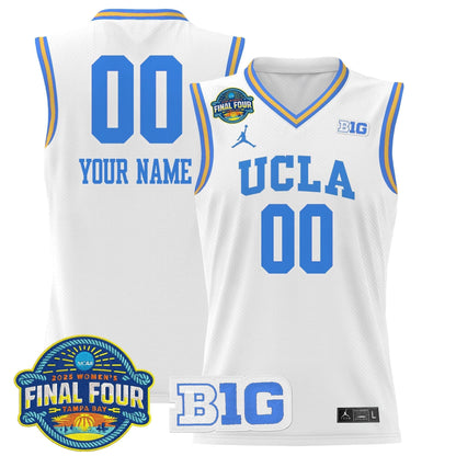UCLA Bruins 2025 Big Ten  Women's Final Four Patch Lightweight Basketball Custom Jersey - All Stitched