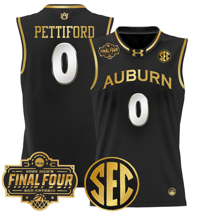 Auburn Tigers 2025 Final Four Patch Lightweight Basketball Jersey - All Stitched