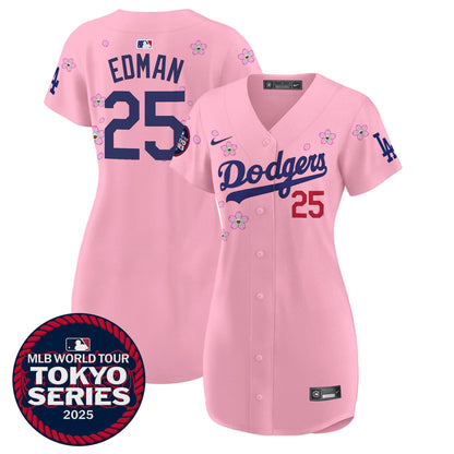 Women's Dodgers Tokyo Series 2025 Baseball Dress - Stitched