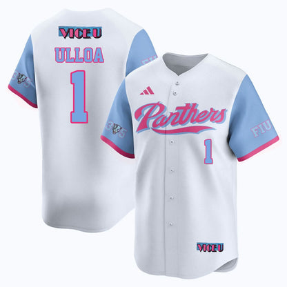 FIU Baseball 2025 'Vice U' Jersey - All Stitched