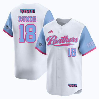 FIU Baseball 2025 'Vice U' Jersey - All Stitched