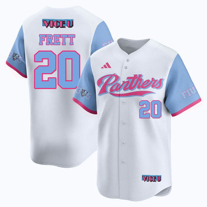 FIU Baseball 2025 'Vice U' Jersey - All Stitched