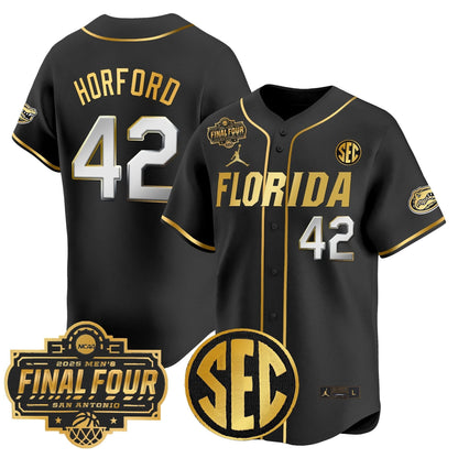Florida Gators 2025 Final Four Patch Vapor Baseball Jersey - All Stitched