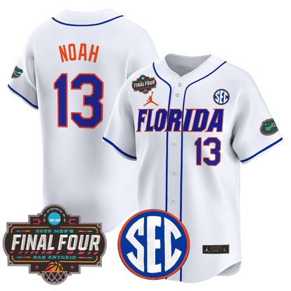 Florida Gators 2025 Final Four Patch Vapor Baseball Jersey - All Stitched