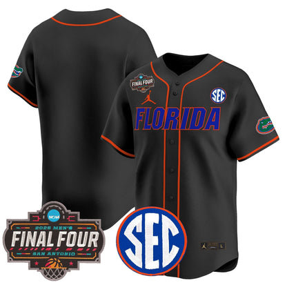 Florida Gators 2025 Final Four Patch Vapor Baseball Jersey - All Stitched