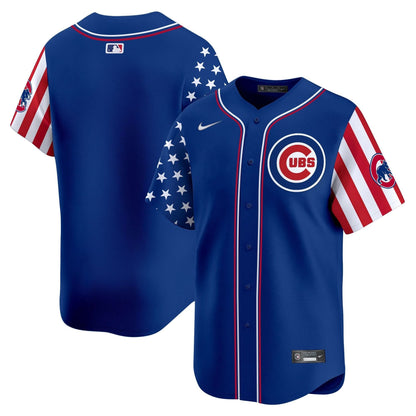 Chicago Cubs  2025 Independence Day Vapor Premier Limited Jersey - All Stitched