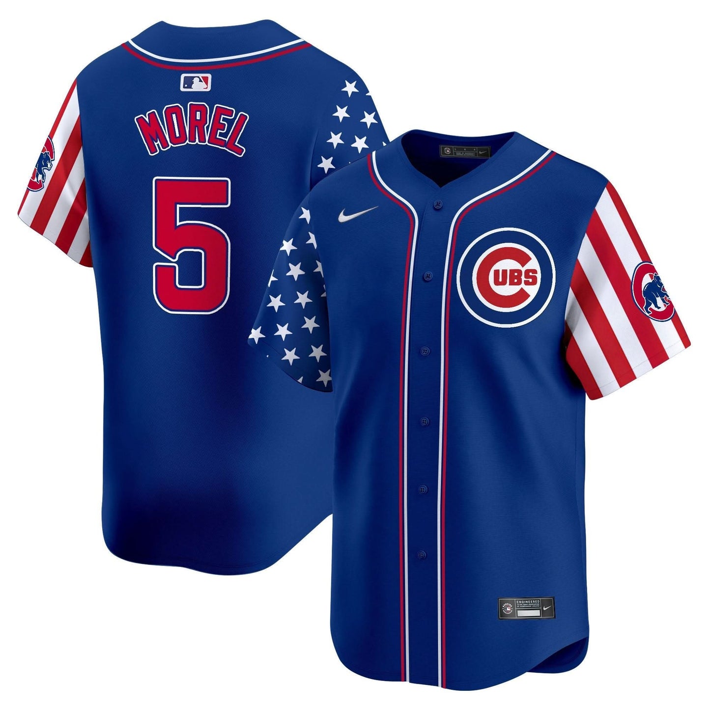 Chicago Cubs  2025 Independence Day Vapor Premier Limited Jersey - All Stitched