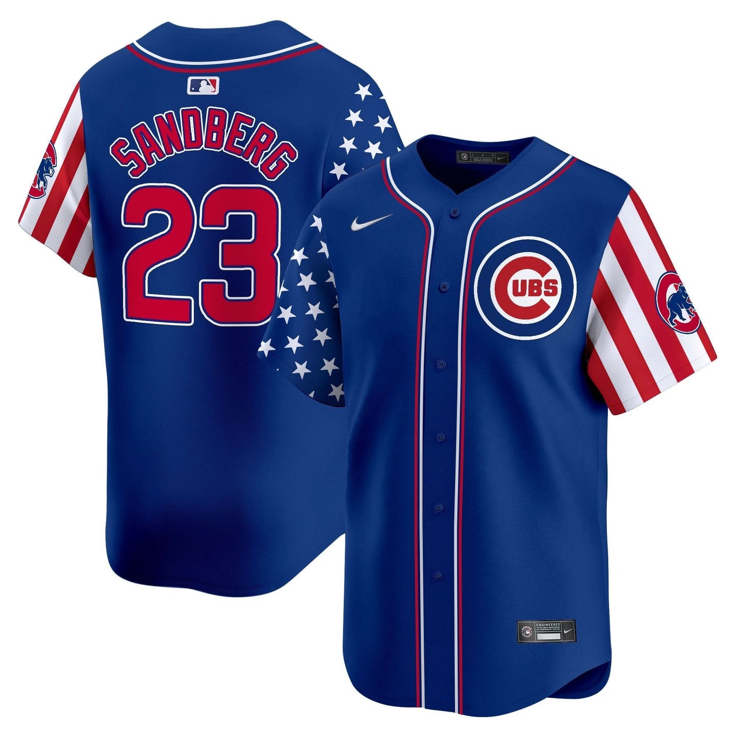 Chicago Cubs  2025 Independence Day Vapor Premier Limited Jersey - All Stitched