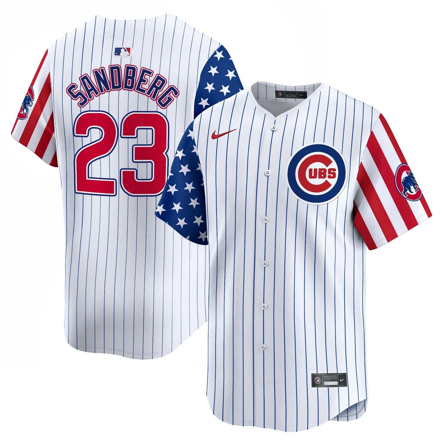 Chicago Cubs  2025 Independence Day Vapor Premier Limited Jersey - All Stitched