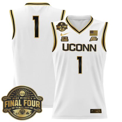 UConn Huskies 2025 Big Eat Women's Final Four Patch Lightweight Basketball Jersey - All Stitched