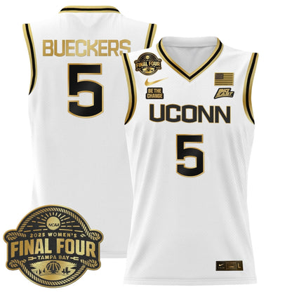 UConn Huskies 2025 Big Eat Women's Final Four Patch Lightweight Basketball Jersey - All Stitched