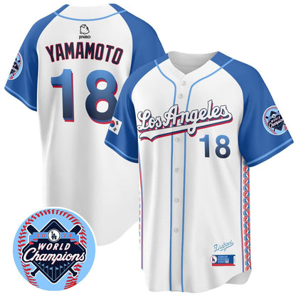 Los Angeles Dodgers Korean Heritage Night Jersey - All Stitched
