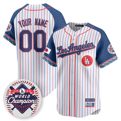 Custom Gender/Name Los Angeles Dodgers Japanese Heritage Night Jersey - All Stitched