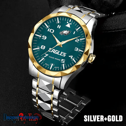 Philadelphia Eagles Luxury Diamond Men Watch Trending 2025