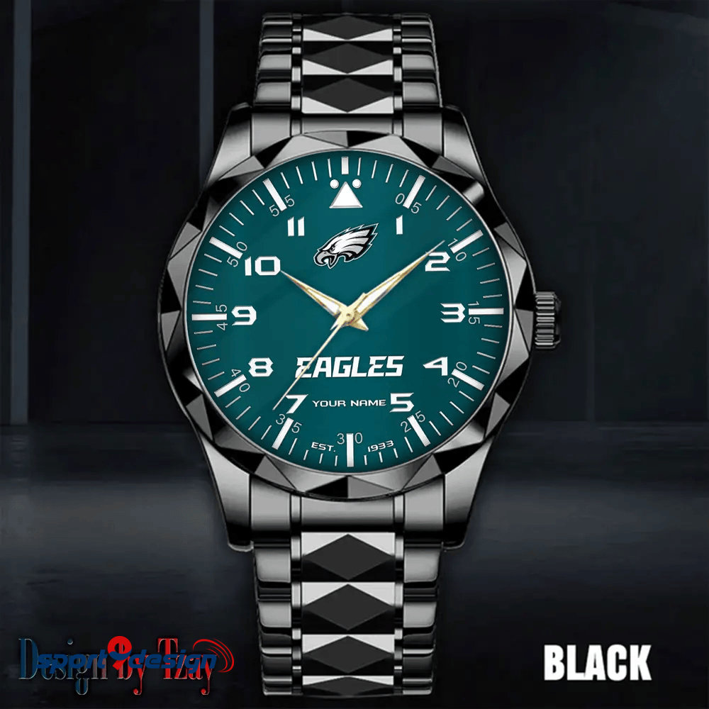 Philadelphia Eagles Luxury Diamond Men Watch Trending 2025