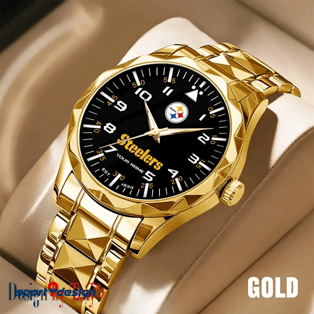 Pittsburgh Steelers Luxury Diamond Men Watch Trending 2025