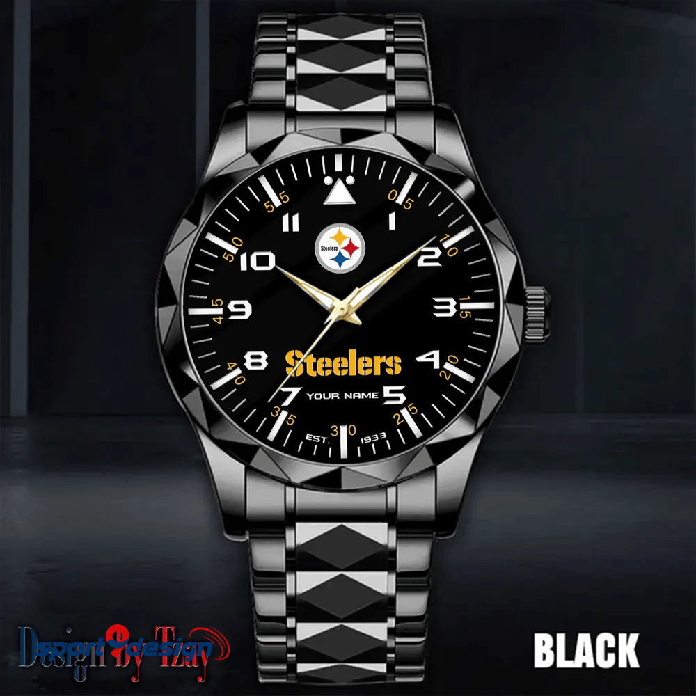 Pittsburgh Steelers Luxury Diamond Men Watch Trending 2025